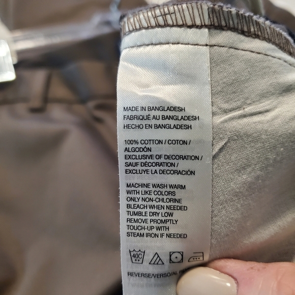 EC IZOD Brown Chinos Flat Front Size 36W x 32L, Business Casual, Preppy - Picture 8 of 9